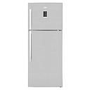 BEKO 2 DR TOP MOUNT FREEZER REFRIGERATOR (GROSS 560L) (STAINLESS STEEL) DN156220JX