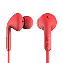 DEFUNC MUSIC EARPHONE MIC RED