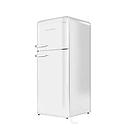 EUROPACE RETRO 2 DR FRIDGE (GROSS 128L) (RETRO WHITE) ER 3891S