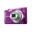 NIKON COOLPIX A100 20.1MP DIGITAL CAMERA W NIKKOR LENS N 5X OPTICAL ZOOM (PURPLE)