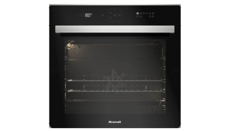 BRANDT BUILT IN PYROLYTIC OVEN (73L) (BLACK) BXP6555X