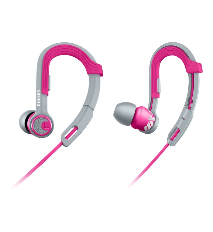 PHILIPS ACTIONFIT SHQ3300 SPORTS HEADPHONES (PINK) SHQ3300PK/00