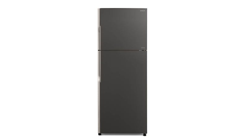 HITACHI 2 DR TOP MOUNT FREEZER REFRIGERATOR (GRAY) R-VG480P3MS