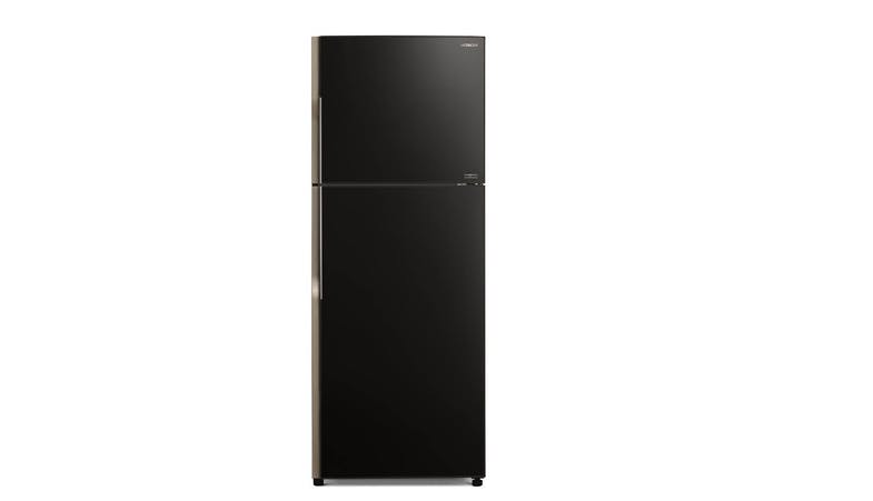HITACHI 2 DR TOP MOUNT FREEZER REFRIGERATOR (BLACK) R-VG480P3MS
