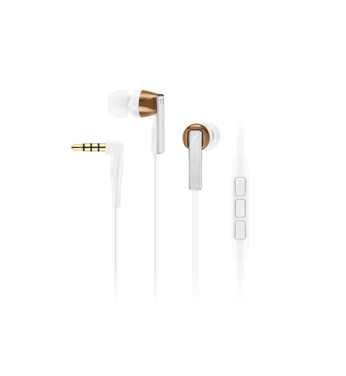SENNHEISER IN EAR EARPHONES W MIC (WHITE) CX 5.00
