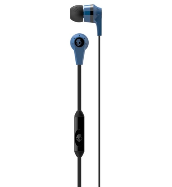 SKULLCANDY INK D 2 EARBUD IN EAR EARPHONES (BLUE / BLACK)