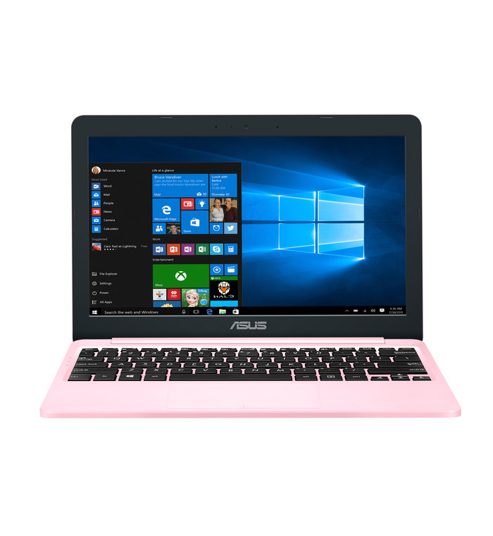ASUS VIVOBOOK 11.6IN INTEL N3350 4GB 32GB EMMC (PINK) E203NA-FD043TS
