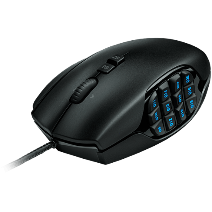LOGITECH G600 GAMING MMO MOUSE (BLACK) 910-002867
