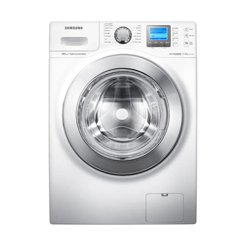 SAMSUNG FRONT LOAD WASHING MACHINE (12KG) (WHITE) WF1124XBC/XSP