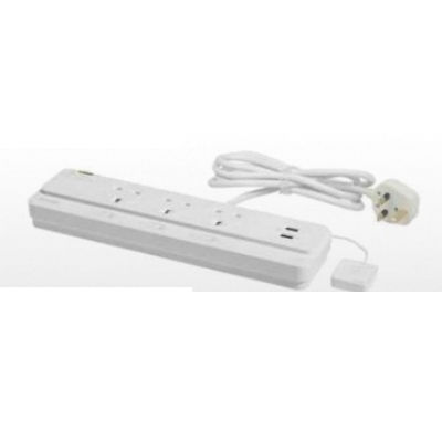 APC SCHNEIDER 3W 2USB WITH WIRE CONTROL SURGE