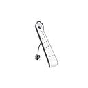 BELKIN 4 OUTLETS 2M STRIP WITH 2 USB PORTS BSV401SA2M