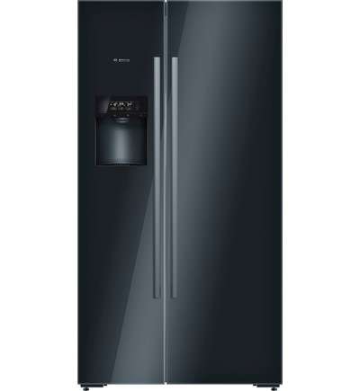 BOSCH SERIE 8 2 DR SIDE BY SIDE FREEZER REFRIGERATOR (GROSS 636L) (BLACK) KAD92SB30