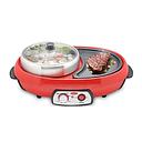 EUROPACE ELECTRIC STEAMBOAT W BBQ GRILL (1400W) (RED) ESB 88P