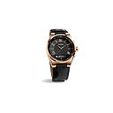 GUESS CONNECT 43MM SMARTWATCH WITH LEATHER BAND (BLACK ROSE GOLD) C0002MB3
