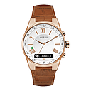 GUESS CONNECT GENTS WATCH 45MM (BROWN ROSE GOLD) C0002MB4