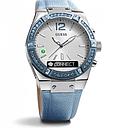 GUESS CONNECT LADIES WATCH 41MM (SILVER SKY BLUE) C0002M5