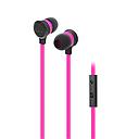 ILUV IEP336 NEON SOUND EARPHONES BLACK PINK