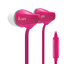 ILUV PEPPERMINT TALK EARPHONE W MIC PINK
