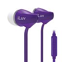 ILUV PEPPERMINT TALK EARPHONE W MIC PURPLE