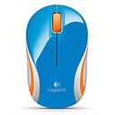 LOGITECH WIRELESS MINI MOUSE M187 (BLUE) 910-002743