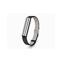MISFIT RAY LEATHER BAND FITNESS TRACKER - BLACK STAINLESS STEEL MIS1003