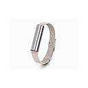 MISFIT RAY LEATHER BAND FITNESS TRACKER - CREAM STAINLESS STEEL MIS1002