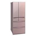 MITSUBISHI FOLIO 6 DR BOTTOM MOUNT FREEZER REFRIGERATOR (GROSS 605L) (GLASS ROSE PINK) MR-WX61Z