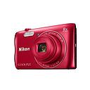 NIKON COOLPIX A300 DIGITAL CAMERA W NIKKOR LENS N 8X OPTICAL ZOOM (RED)