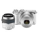 NIKON 1 J5 DIGITAL CAMERA W NIKKOR LENS (10-30MM / 30-110MM) (WHITE)