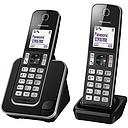 PANASONIC DECT DIGITAL CORDLESS PHONE (BLACK) KX-TGD312CX