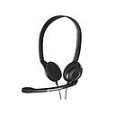 SENNHEISER CHAT HEADPHONES W MIC (BLACK) PC 3