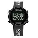SUPERDRY SYG203E DIGI PEDOMETER WATCH GREY SILVER