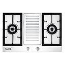 TECNO 2 GAS BURNER COOKER HOB (STAINLESS STEEL) TA 862TRSV