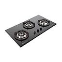 TECNO 3 BURNER BUILT IN GAS HOB (SPARKLING BLACK) T333TGSV