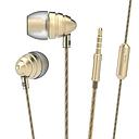 UIISII LITTLE BEE EARPHONE WITH MIC GOLD