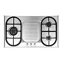 UNO 3 BURNER GAS HOB (STAINLESS STEEL) UP9803TRSV