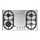 UNO 4 BURNER GAS HOB (STAINLESS STEEL) UP9800TRSV