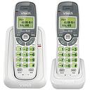 VTECH TWIN DECT PHONE CS6114-2 (WHITE)