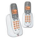 VTECH TWIN DECT CORDLESS PHONE (WHITE) FS6414-2A