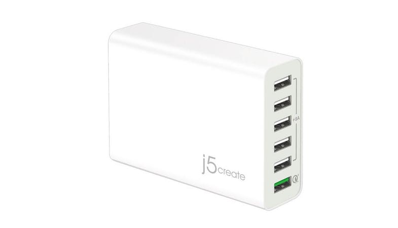 J5 CREATE JUP60 6-PORT USB QC3 SUPER CHARGER JUP60