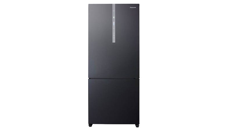 PANASONIC 2 DR BOTTOM MOUNT FREEZER REFRIGERATOR (GROSS 450L) (BLACK) NR-BX468GKS