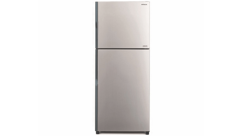 HITACHI 2 DR TOP MOUNT FREEZER REFRIGERATOR (STAINLESS STEEL) R-V410P3MS-1
