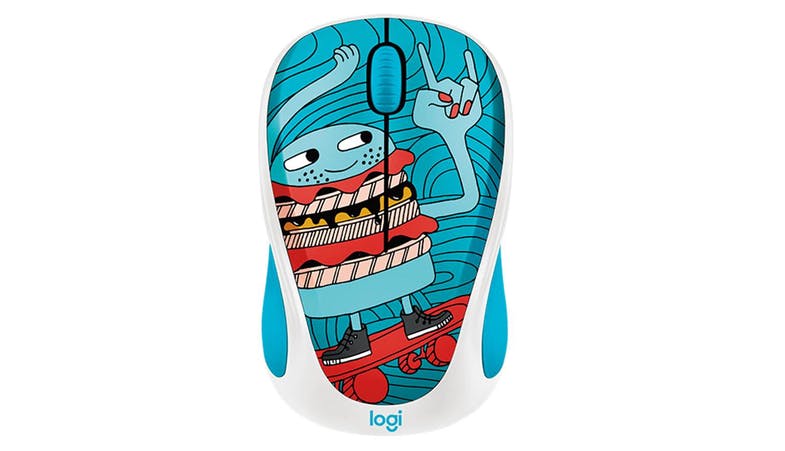 LOGITECH M238 WIRELESS MOUSE (DOODLE COLLECTION) SKATE BURGER 910-005060