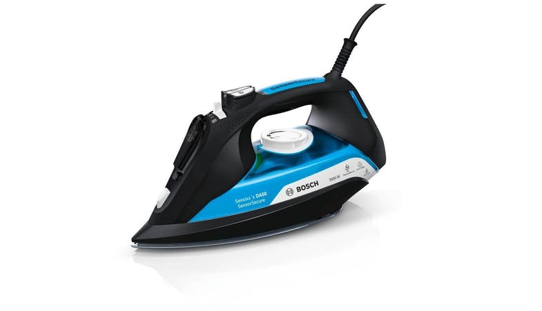 BOSCH STEAM IRON (3200W) (BLACK / ICE BLUE) TDA5080GB
