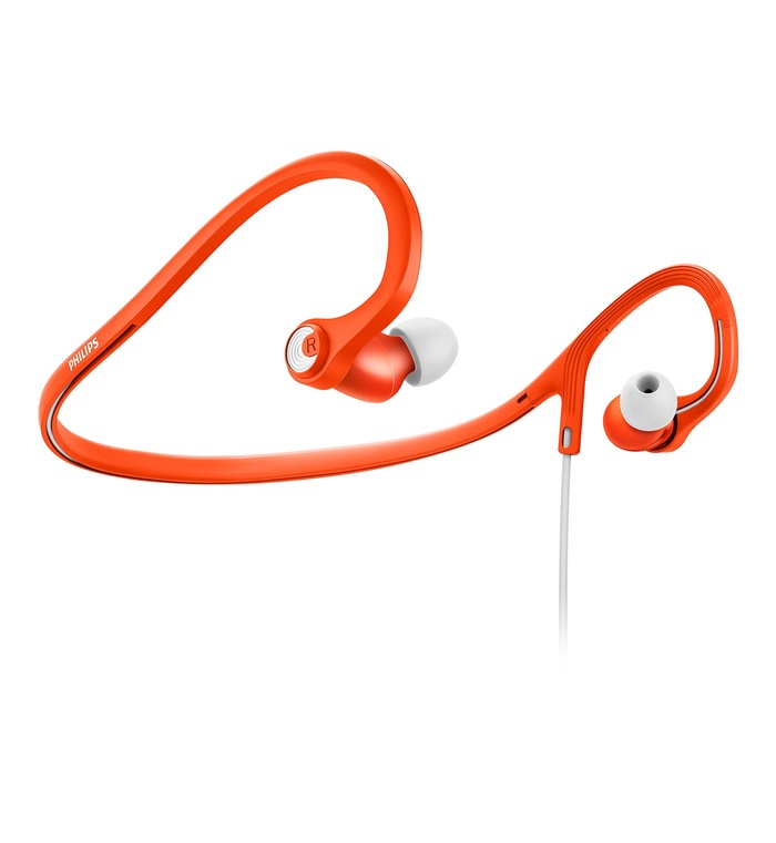 PHILIPS ACTIONFIT SHQ4300 SPORTS HEADPHONES (ORANGE) SHQ4300OR/00