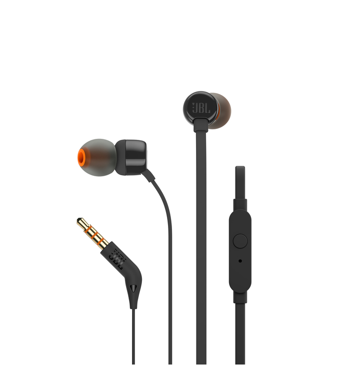 JBL IN EAR EARPHONES (BLACK) T110