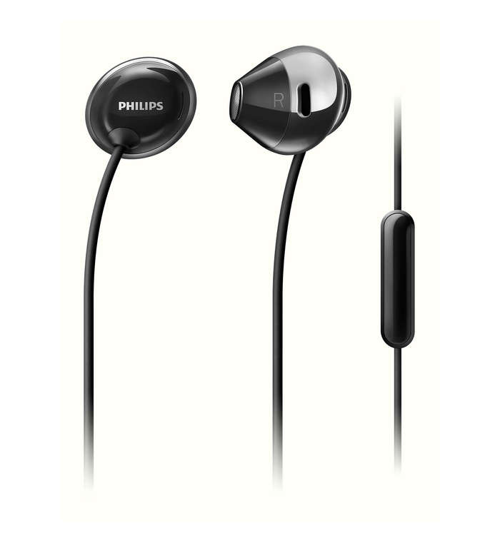 PHILIPS FLITE HEADPHONES W MIC (BLACK) SHE4205BK/00