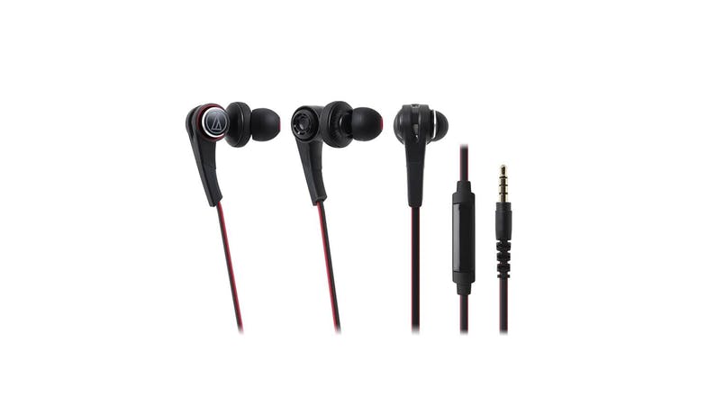 AUDIO-TECHNICA SOLID BASS IN-EAR HEADPHONES (BLACK) ATH-CKS770ISBK