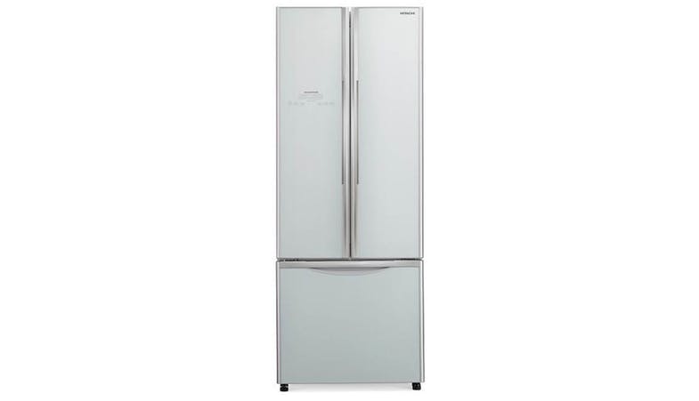 HITACHI FRENCH 3 DR BOTTOM MOUNT FREEZER REFRIGERATOR (WHITE) R-WB480P2MS
