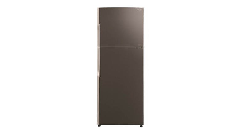 HITACHI 2 DR TOP MOUNT FREEZER REFRIGERATOR (GRAY) R-VG450P3MS-1